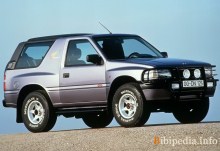 Celles. Caractéristiques Opel Frontera Universal 1992 - 1995