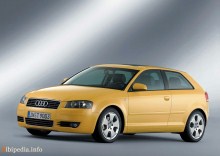 De där. Kännetecken Audi A3 2003 - 2008
