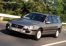 Тих. характеристики Opel Omega caravan 1994 - 1999
