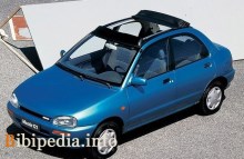 De där. Egenskaper för Mazda 121 Revue MK2 1991 - 1998