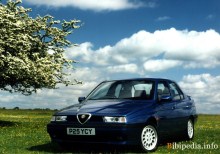 Ty. Charakteristika Alfa Romeo 155 1992 - 1998