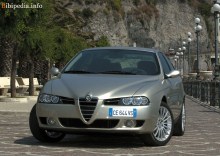 Ty. Charakteristika Alfa Romeo 156 2003 - 2005