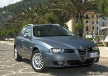 Onlar. Alfa Romeo Özellikleri 156 Sportwagon 2003 - 2005
