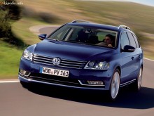 Azok. Jellemzői Volkswagen Passat Variant 2010 óta