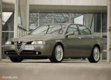Ceux. Caractéristiques de Alfa Romeo 166 2003 - 2007