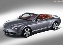 Ty. Funkce Bentley Continental GTC od roku 2006