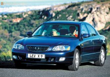 Jene. Merkmale des Mazda Xedos 9 2001 - 2002