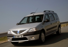 ისინი. Dacia Logan MCV 2006 - 2007- ის მახასიათებლები