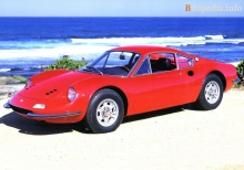 Oni. Značajke Ferrari Dino 1968 - 1974