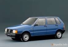 Jene. Features Fiat UNO 5 Türen 1983 - 1989