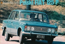 Those. Features Fiat 125 1967 - 1968