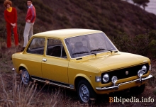 Jene. Merkmale Fiat 128 Rally 1972-1974
