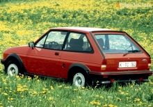 De där. Funktioner Ford Fiesta 3 dörrar 1983 - 1986