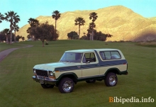 Onlar. Ford Bronco Özellikleri 1978 - 1979