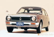 Onlar. Özellikler Honda Civic 3 Kapılar 1972 - 1979