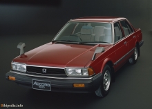 Onlar. Özellikler Honda Accord 3 Kapılar 1981 - 1985