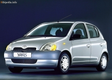 Toyota Yaris 5 ajtók 1999 - 2003