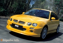 ისინი. მახასიათებლები MG ZR 3 კარები 2001 - 2004