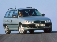 Onlar. Özellikler Opel Astra Caravan 1994 - 1998