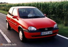 Opel Corsa 3 eshiklari 1997 - 2000