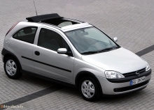 Opel Corsa 3 двері 2000 - 2003