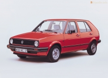 Onlar. Volkswagen Golf II Özellikleri 5 Kapı 1983-1992
