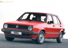 Volkswagen golf II 5 eshiklar 1983 - 1992