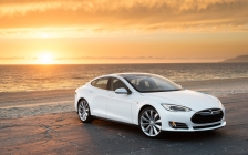 Tesla Motors modell s sedan 2012