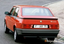 Тих. характеристики Alfa romeo 75 1985 - 1992