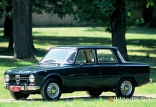 De där. Kännetecken för Alfa Romeo Giulia Berlina 1962 - 1978