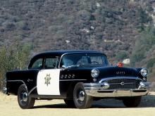 Buick Yüzyıl 2 kapılı sedan - otoyol devriye polis arabası 1955 001