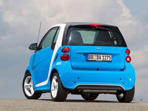 Smart Fortwo 2012 вид сзади